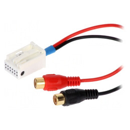 Adaptor Aux RCA Volkswagen 1,25m | Electronic-mag.ro | Componente Electronice