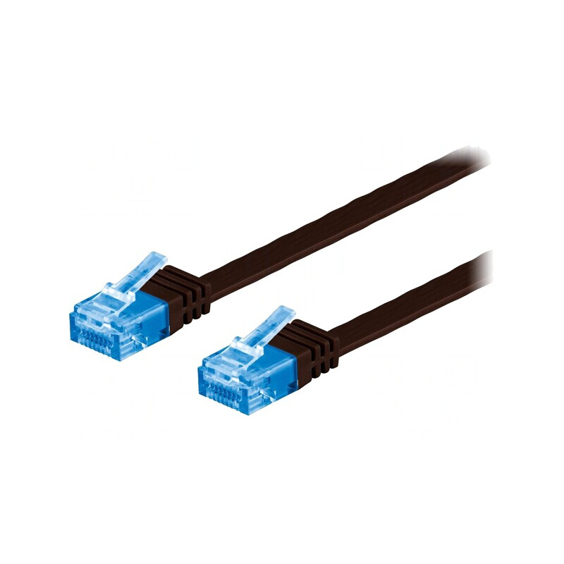 Patch cord UTP Cat6a PVC Maro 2m | Electronic-mag.ro | Componente Electronice Patch cord UTP Cat6a PVC Maro 2m | Electronic-mag.ro | Componente Electronice