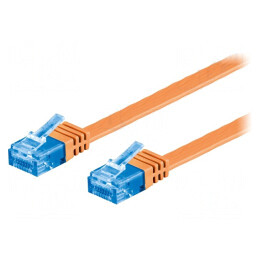 Cablu Patch UTP Cat6a Cupru PVC Portocaliu 2m 32AWG | Electronic-mag.ro | Componente Electronice