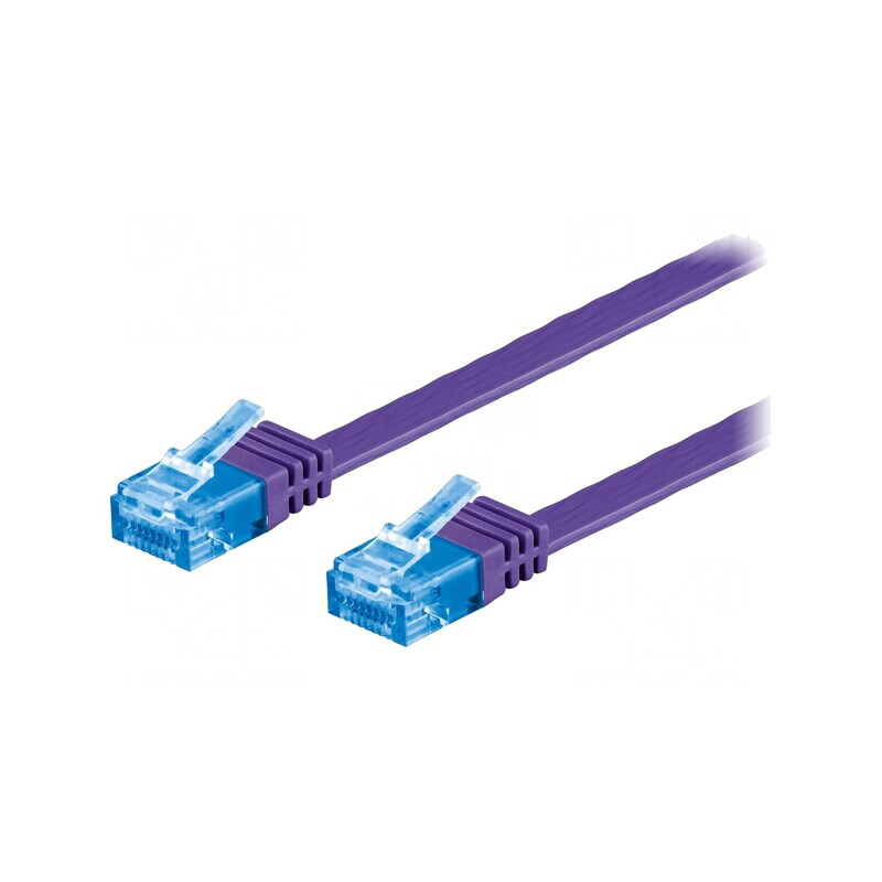 Cablu Patch UTP Cat6a PVC Violet 2m | Electronic-mag.ro | Componente Electronice