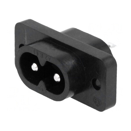 Conector AC 2,5A 250V IEC 60320 | Electronic-mag.ro | Componente Electronice