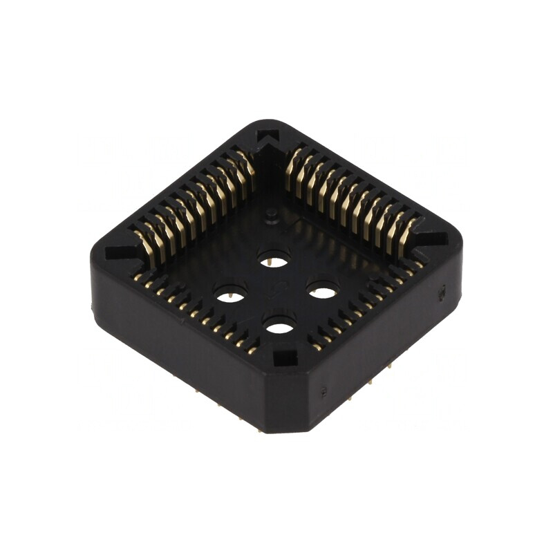 Soclu PLCC44 THT bronz-fosfor gold flash pentru circuite integrate | Electronic-mag.ro | Componente Electronice