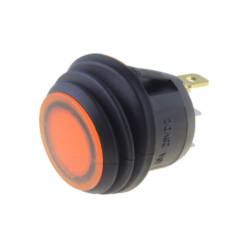 Întrerupător Rocker SPST Galben cu LED IP65 10A 28VDC | Electronic-mag.ro | Componente Electronice Întrerupător Rocker SPST Galben cu LED IP65 10A 28VDC | Electronic-mag.ro | Componente Electronice