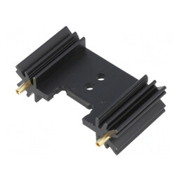 Radiator Negru TO220/TO3P 25.4x45x12.7mm | Electronic-mag.ro | Componente Electronice