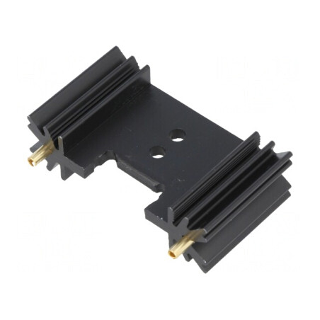 Radiator Negru TO220/TO3P 25.4x45x12.7mm | Electronic-mag.ro | Componente Electronice