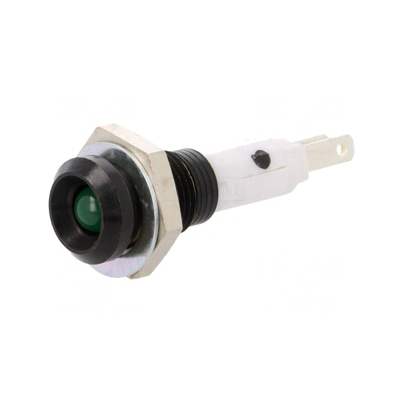 Lampă LED Verde Ø9mm pentru PCB | Electronic-mag.ro | Componente Electronice