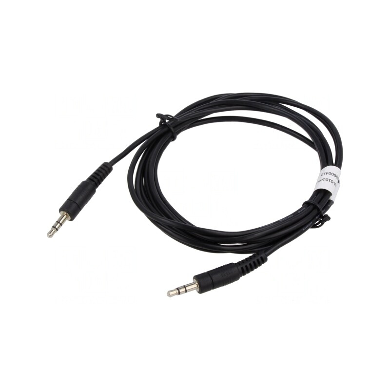 Cablu Audio Jack 3.5mm 3-Pin 2.5m Negru | Electronic-mag.ro | Componente Electronice