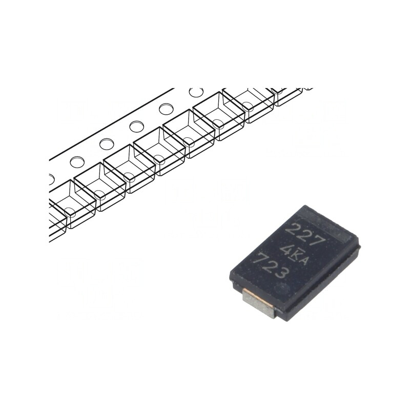 Condensator Tantal-Polimer Low ESR 220uF 4V SMD | Electronic-mag.ro | Componente Electronice Condensator Tantal-Polimer Low ESR 220uF 4V SMD | Electronic-mag.ro | Componente Electronice