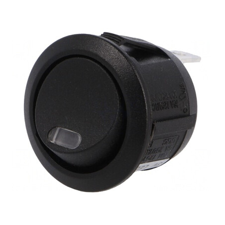 Comutator Rocker SPST ON-OFF 10A Negru cu LED | Electronic-mag.ro | Componente Electronice