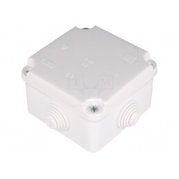 Carcasă cutie de conexiuni perete 88x88x60 mm | Electronic-mag.ro | Componente Electronice