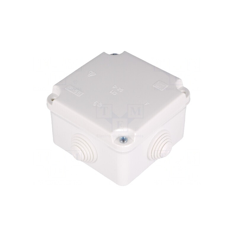 Carcasă cutie de conexiuni perete 88x88x60 mm | Electronic-mag.ro | Componente Electronice
