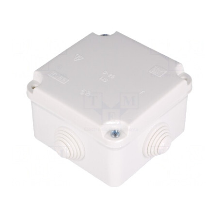 Carcasă cutie de conexiuni perete 88x88x60 mm | Electronic-mag.ro | Componente Electronice