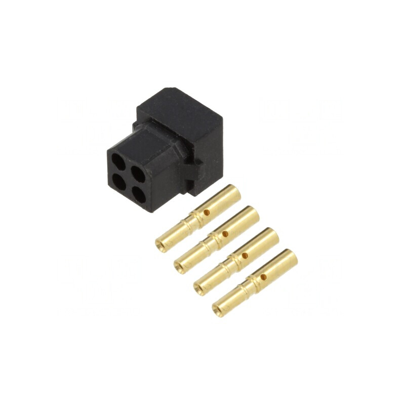 Mufă cablu PCB mamă 2mm 4 pini crimpată | Electronic-mag.ro | Componente Electronice