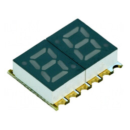 Afișaj LED 7 Segmente 7mm Verde | Electronic-mag.ro | Componente Electronice