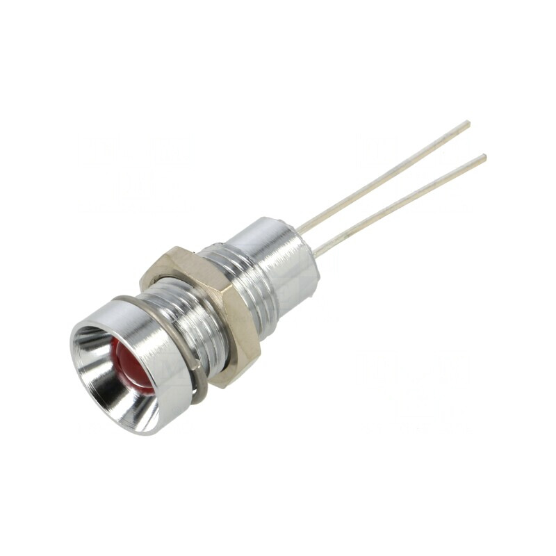 Lampă LED Roșie Clipitoare Ø8mm 3.5-13VDC | Electronic-mag.ro | Componente Electronice