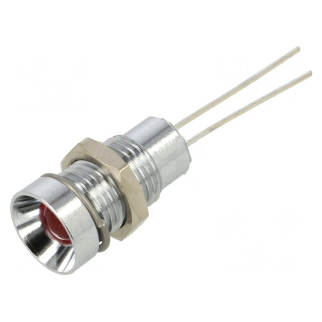 Lampă LED Roșie Clipitoare Ø8mm 3.5-13VDC | Electronic-mag.ro | Componente Electronice