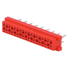 Micro-MaTch Soclu Mamă 18 PIN THT PCB 2x9 | Electronic-mag.ro | Componente Electronice