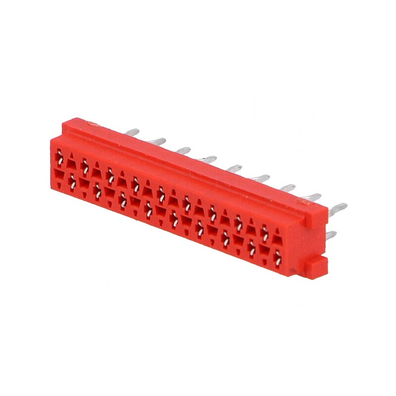 Micro-MaTch Soclu Mamă 18 PIN THT PCB 2x9