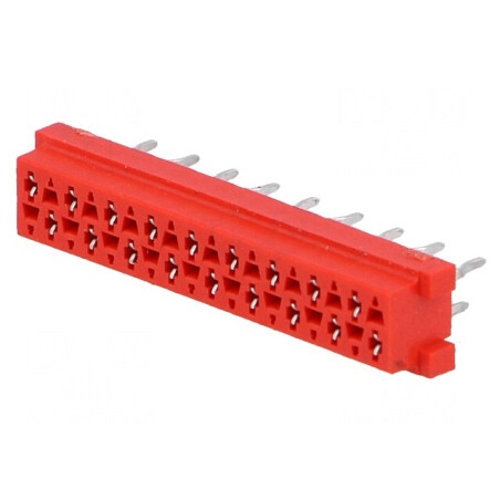 Micro-MaTch Soclu Mamă 18 PIN THT PCB 2x9 | Electronic-mag.ro | Componente Electronice