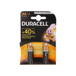 Baterie Alcalină AA 1.5V Nereîncărcabilă 2 Buc BASIC | Electronic-mag.ro | Componente Electronice