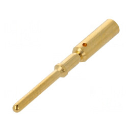 Pin tată aurit 2,5mm2 crimpat pe cablu | Electronic-mag.ro | Componente Electronice