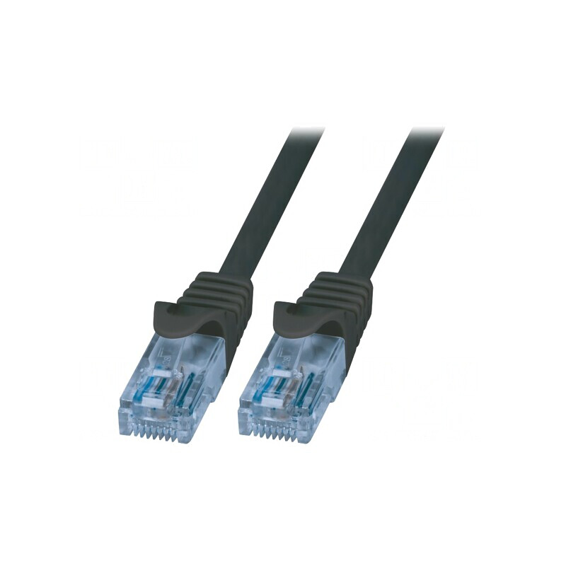 Patch Cord Negru 3m U/UTP 6a PVC | Electronic-mag.ro | Componente Electronice Patch Cord Negru 3m U/UTP 6a PVC | Electronic-mag.ro | Componente Electronice