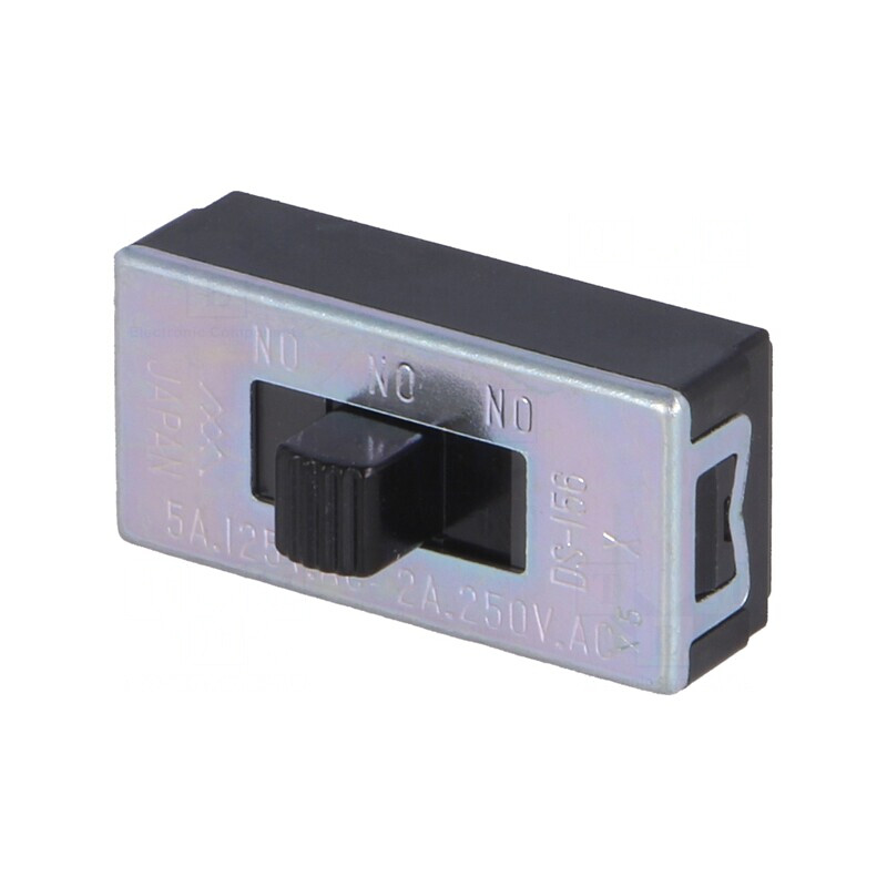 Comutator Glisant 3 Pozitii 2A 250VAC 4 Terminale THT pentru PCB | Electronic-mag.ro | Componente Electronice
