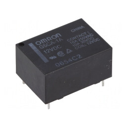Releu Electromagnetic 12VDC 10A 250VAC PCB | Electronic-mag.ro | Componente Electronice