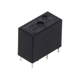 Releu Electromagnetic SPDT 24VDC 10A | Electronic-mag.ro | Componente Electronice