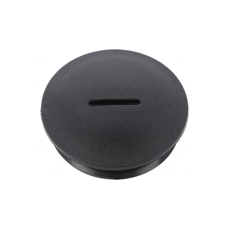 Capac de protecție negru IP54 poliamidă 15mm M63 | Electronic-mag.ro | Componente Electronice