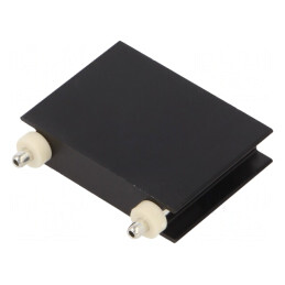 Radiator extrudat plat negru pentru TO220, TO247, SOT93 | Electronic-mag.ro | Componente Electronice