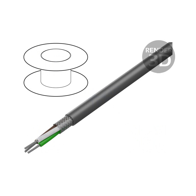 Cablu Ecranat PVC 3x22AWG Cupru Cositorit | Electronic-mag.ro | Componente Electronice Cablu Ecranat PVC 3x22AWG Cupru Cositorit | Electronic-mag.ro | Componente Electronice