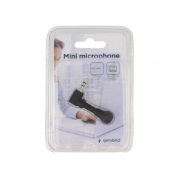Microfon Negru Jack 3,5mm -54dB 100-5000Hz | Electronic-mag.ro | Componente Electronice