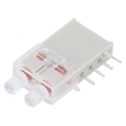 LED Roșu 2,9mm 20mA 50° | Electronic-mag.ro | Componente Electronice