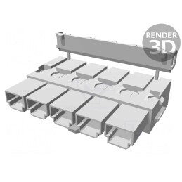 Mufă mamă Mini-Fit Sr 10mm 5 pini 600V | Electronic-mag.ro | Componente Electronice