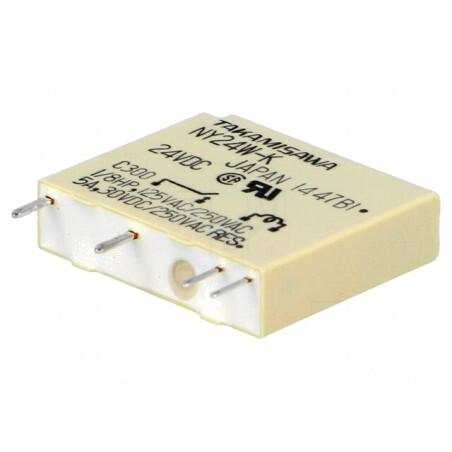 Releu Electromagnetic SPST-NO 24VDC 5A | Electronic-mag.ro | Componente Electronice