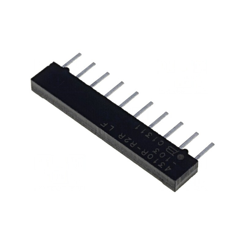 Rezistor multipolar 10kΩ 5 rezistori 1,25W 100V | Electronic-mag.ro | Componente Electronice