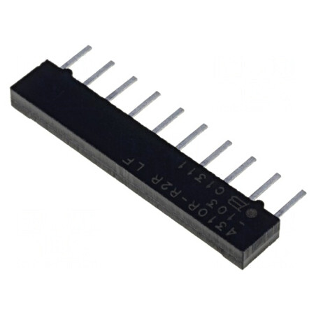 Rezistor multipolar 10kΩ 5 rezistori 1,25W 100V | Electronic-mag.ro | Componente Electronice