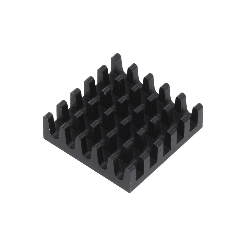 Radiator Extrudat Cu Aripioare BGA Negru 21mm x 21mm | Electronic-mag.ro | Componente Electronice Radiator Extrudat Cu Aripioare BGA Negru 21mm x 21mm | Electronic-mag.ro | Componente Electronice