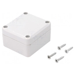 Carcasă Universală Polistiren Gri 57x63x37mm | Electronic-mag.ro | Componente Electronice