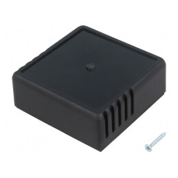 Carcasă Universală ABS Neagră 70x70x28 mm | Electronic-mag.ro | Componente Electronice