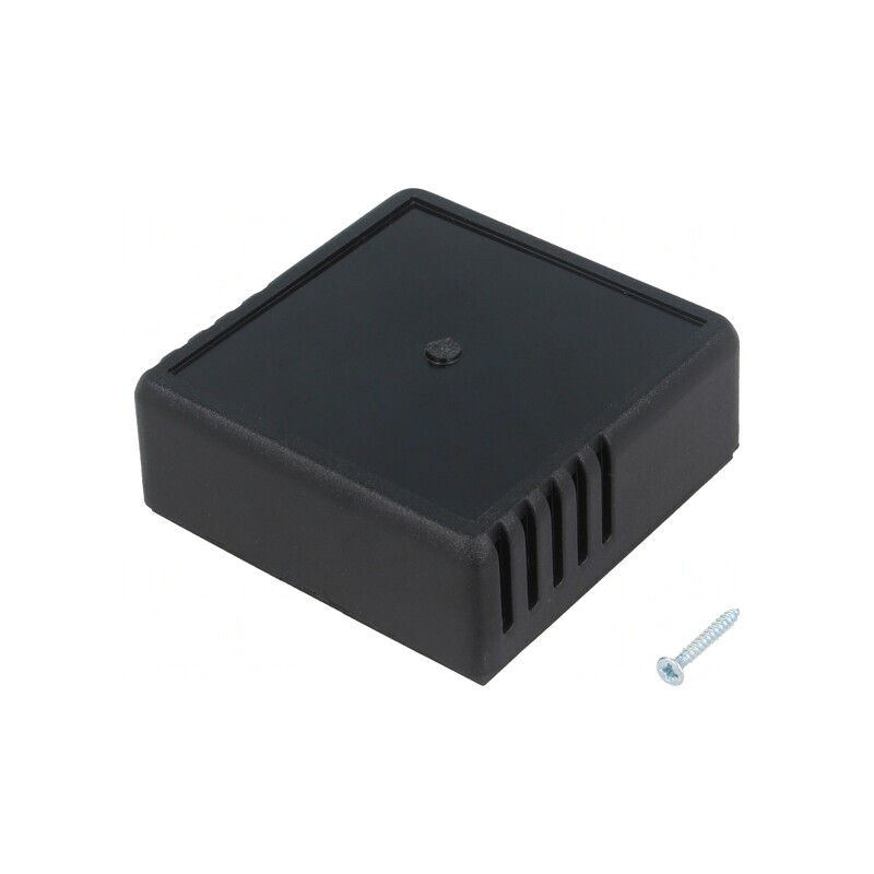 Carcasă Universală ABS Neagră 70x70x28 mm | Electronic-mag.ro | Componente Electronice