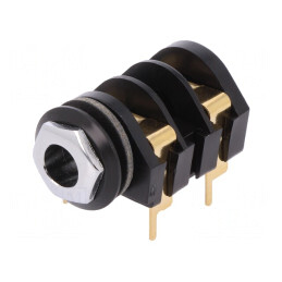 Soclu Jack 6.3mm Mamă Mono cu Dublu Întrerupător | Electronic-mag.ro | Componente Electronice