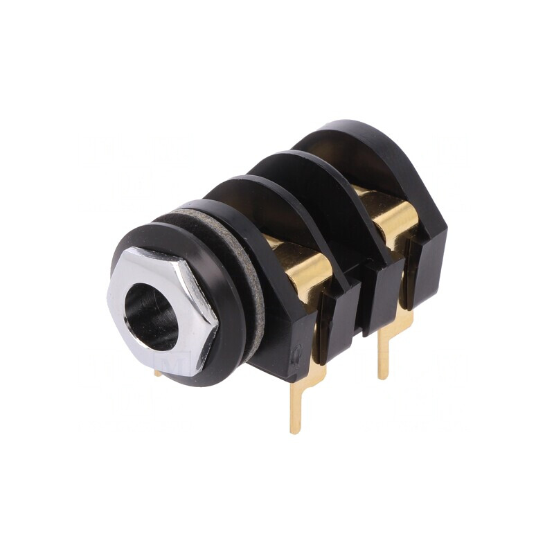 Soclu Jack 6.3mm Mamă Mono cu Dublu Întrerupător | Electronic-mag.ro | Componente Electronice