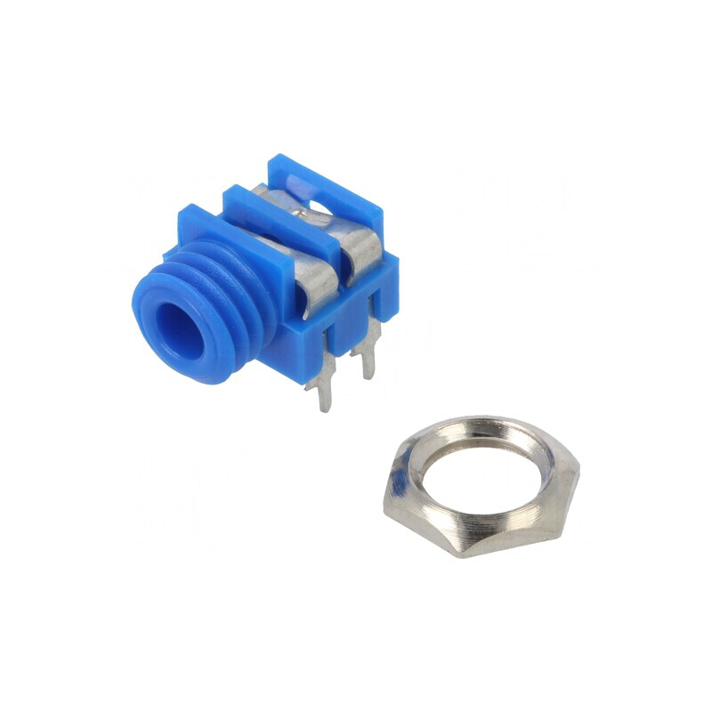 Soclu Jack 3,5mm Mono Albastru 90° THT | Electronic-mag.ro | Componente Electronice Soclu Jack 3,5mm Mono Albastru 90° THT | Electronic-mag.ro | Componente Electronice