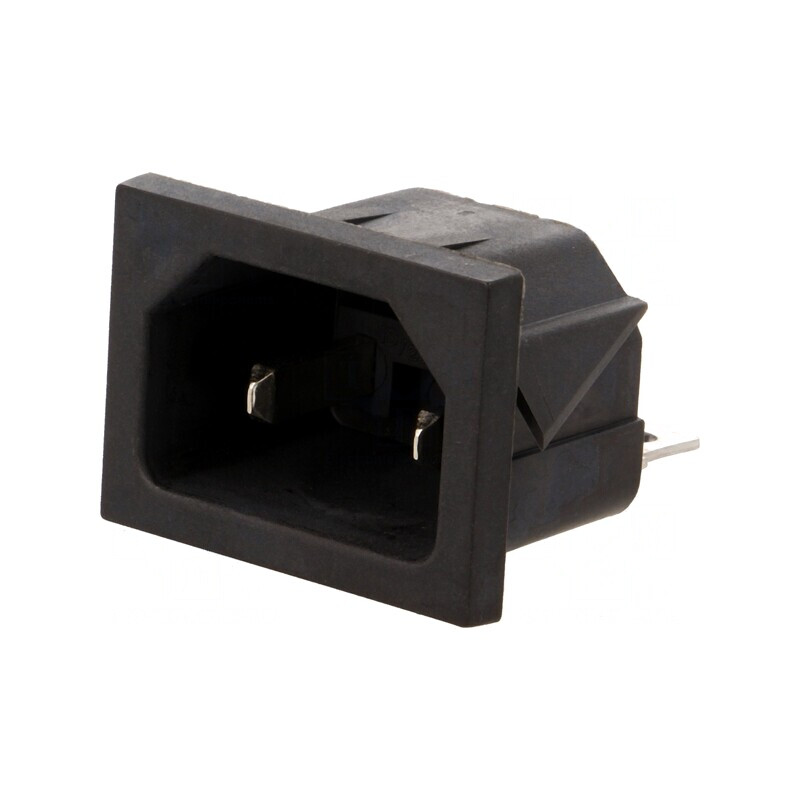 Conector Alimentare AC 10A 250VAC IEC 60320 C18 | Electronic-mag.ro | Componente Electronice