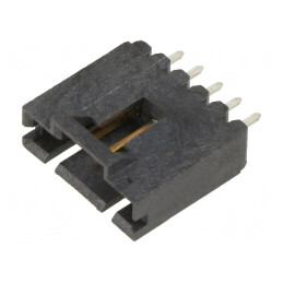 Soclu cablu-placă 2,54mm PIN 5 aurit THT | Electronic-mag.ro | Componente Electronice