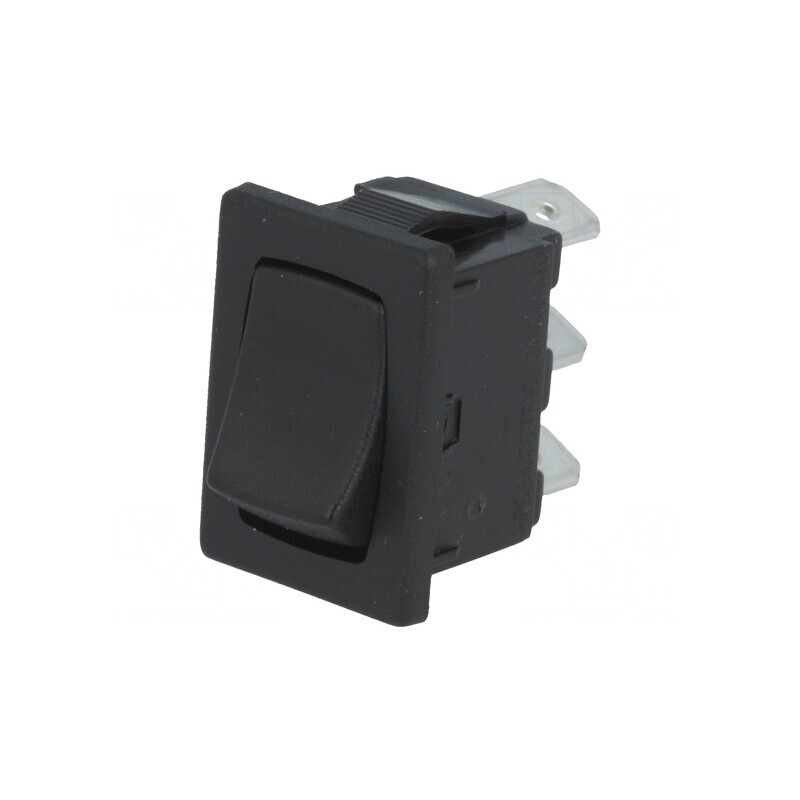 Comutator Basculant ON-ON 10A Negru | Electronic-mag.ro | Componente Electronice