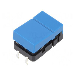 Comutator tastatură SPST-NO 0,05A 24VDC Albastru | Electronic-mag.ro | Componente Electronice