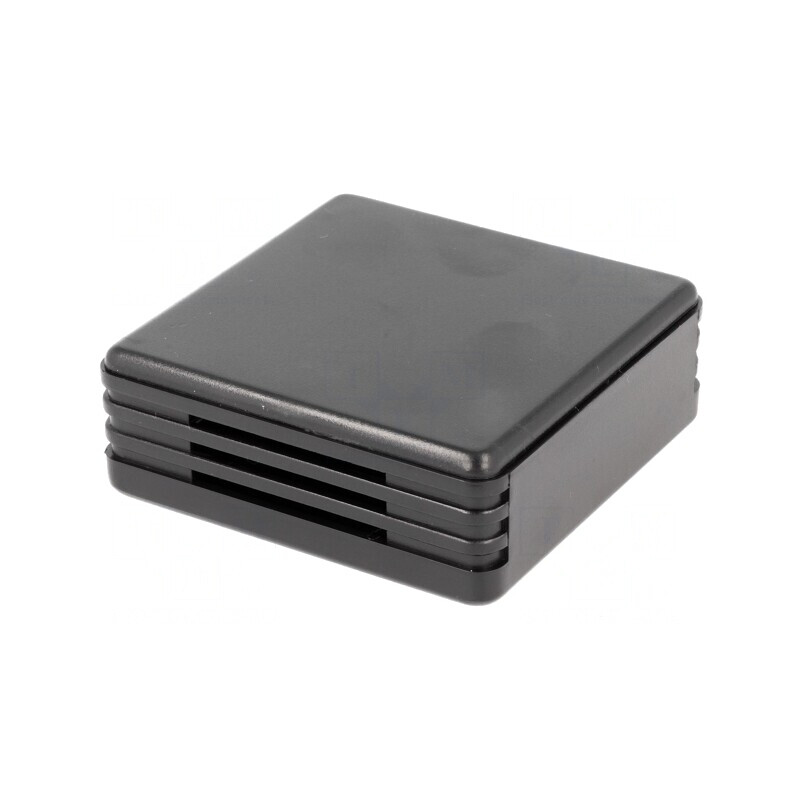 Carcasă ABS neagră pentru alarmă 71x71x27mm | Electronic-mag.ro | Componente Electronice